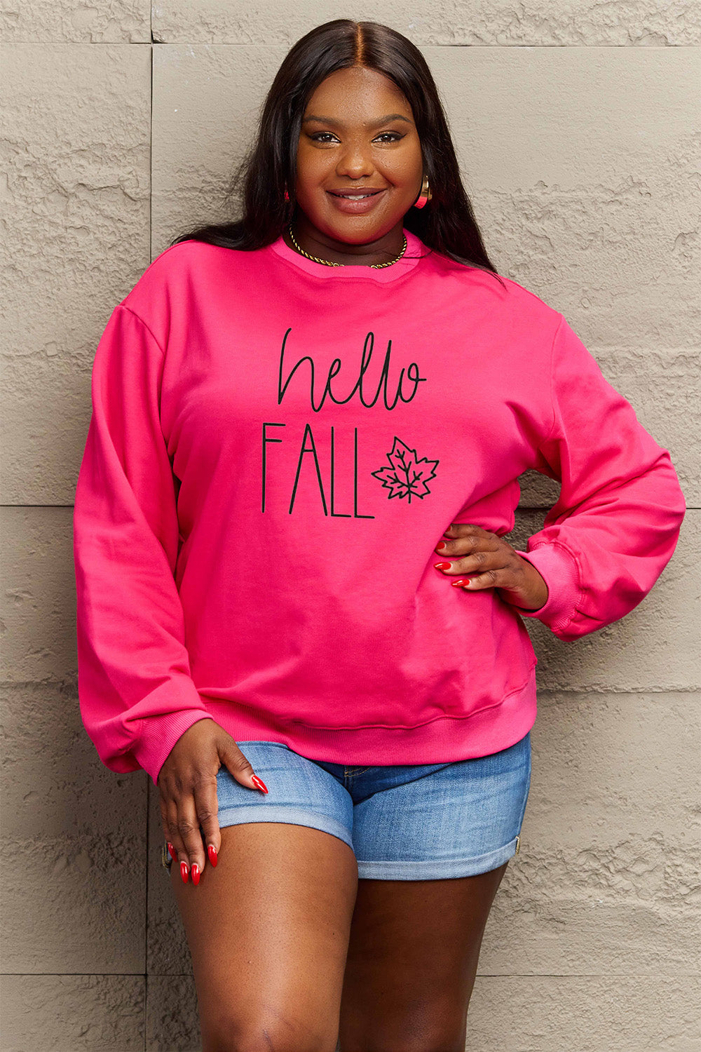 Hello Fall Graphic Sweatshirt