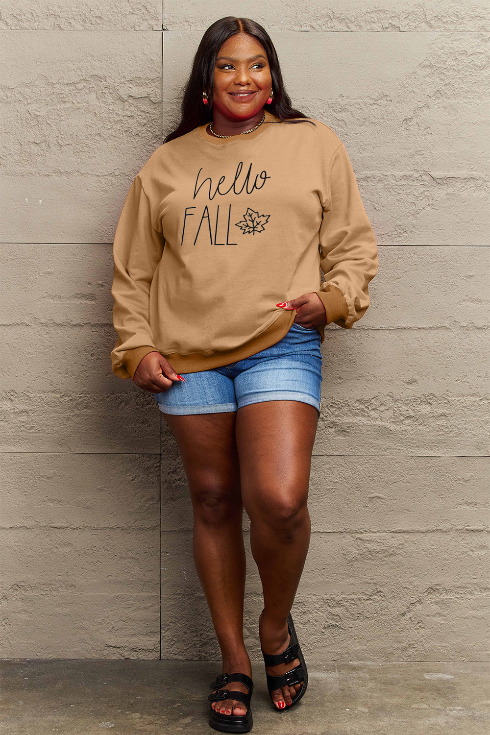 Hello Fall Graphic Sweatshirt