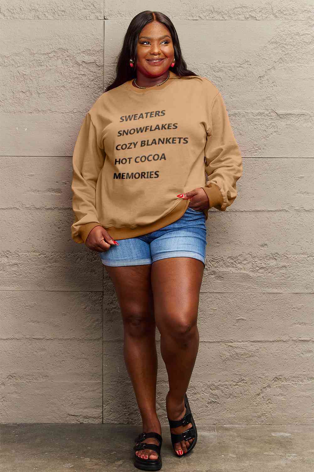 Letter Graphic Sweatshirt