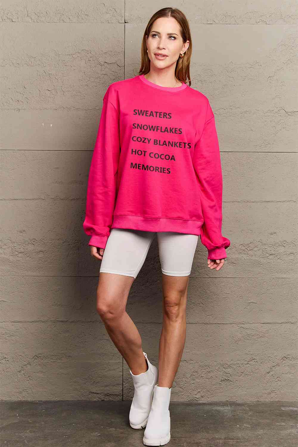 Letter Graphic Sweatshirt