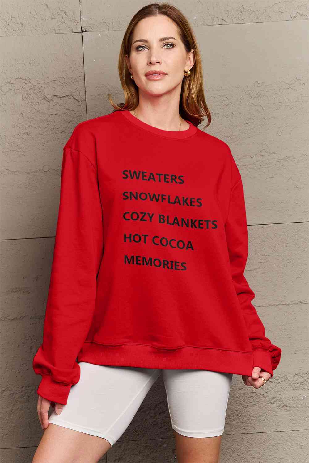 Letter Graphic Sweatshirt