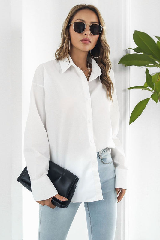 Dropped Shoulder Longline Shirt