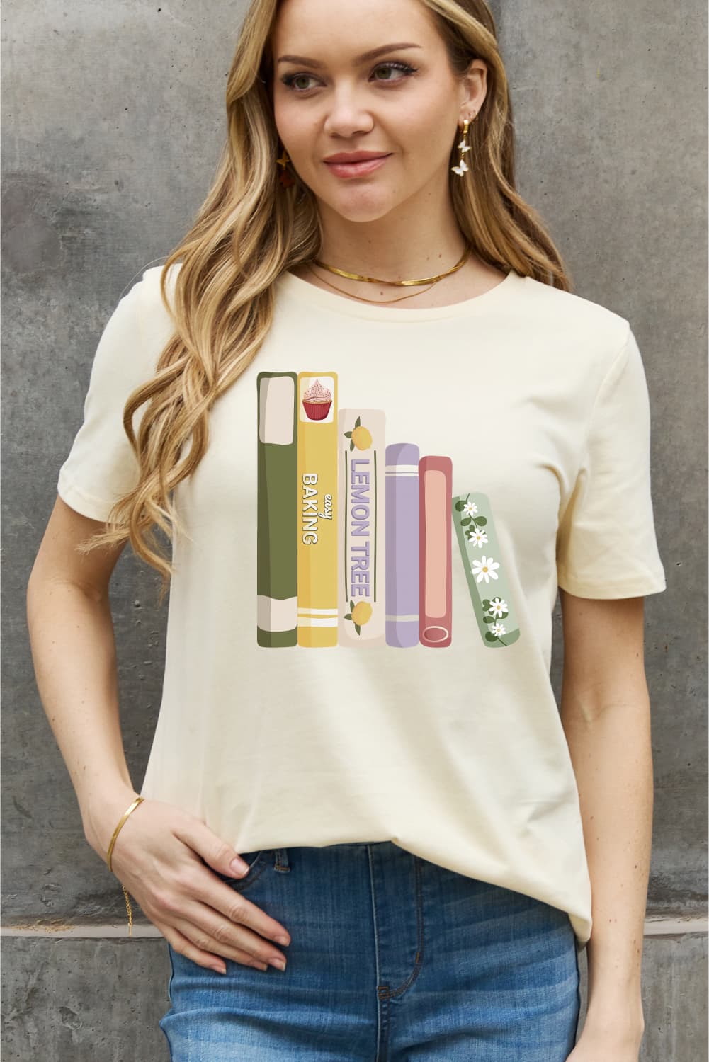 Simply Love Full Size EASY BAKING Graphic Cotton Tee