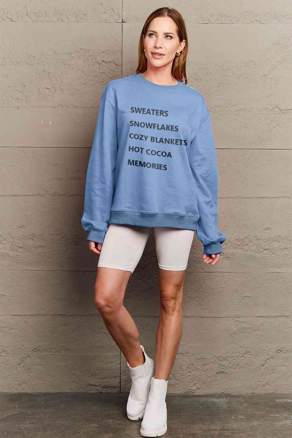 Letter Graphic Sweatshirt