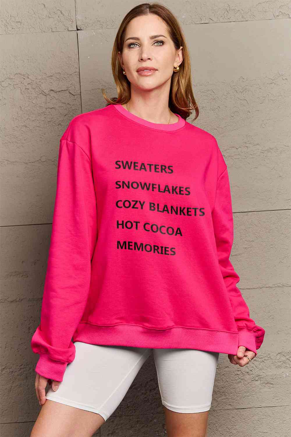 Letter Graphic Sweatshirt