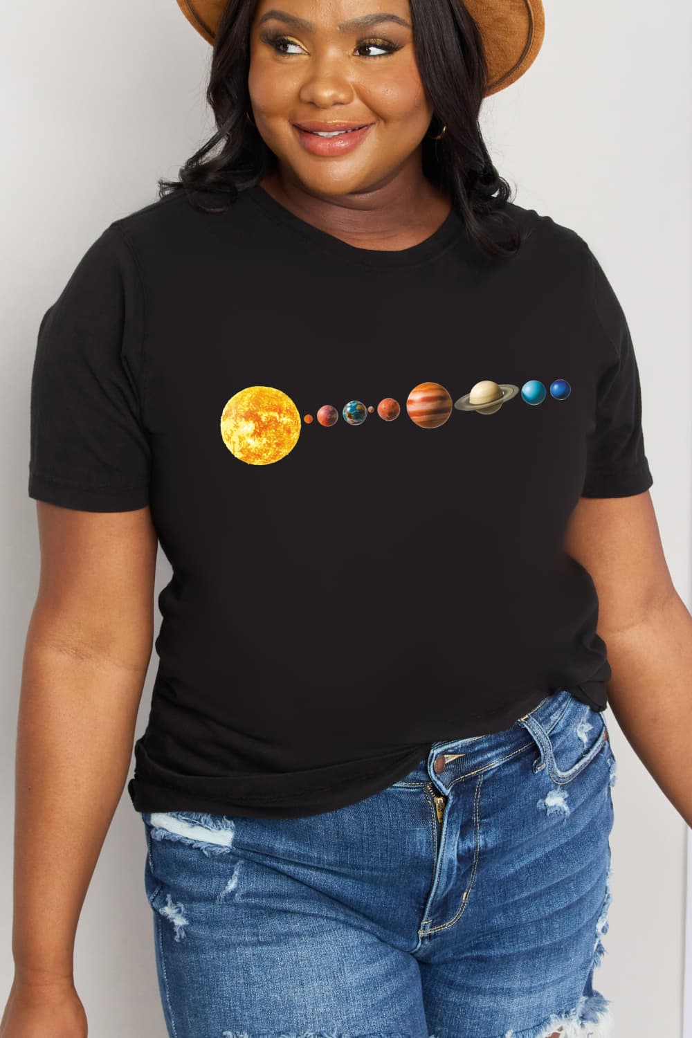 Solar System Graphic Cotton Tee