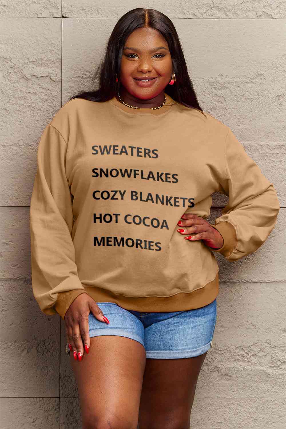 Letter Graphic Sweatshirt