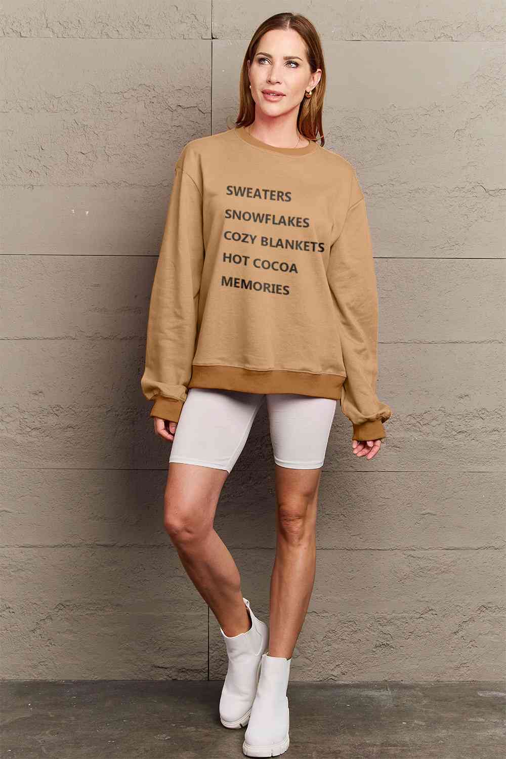 Letter Graphic Sweatshirt