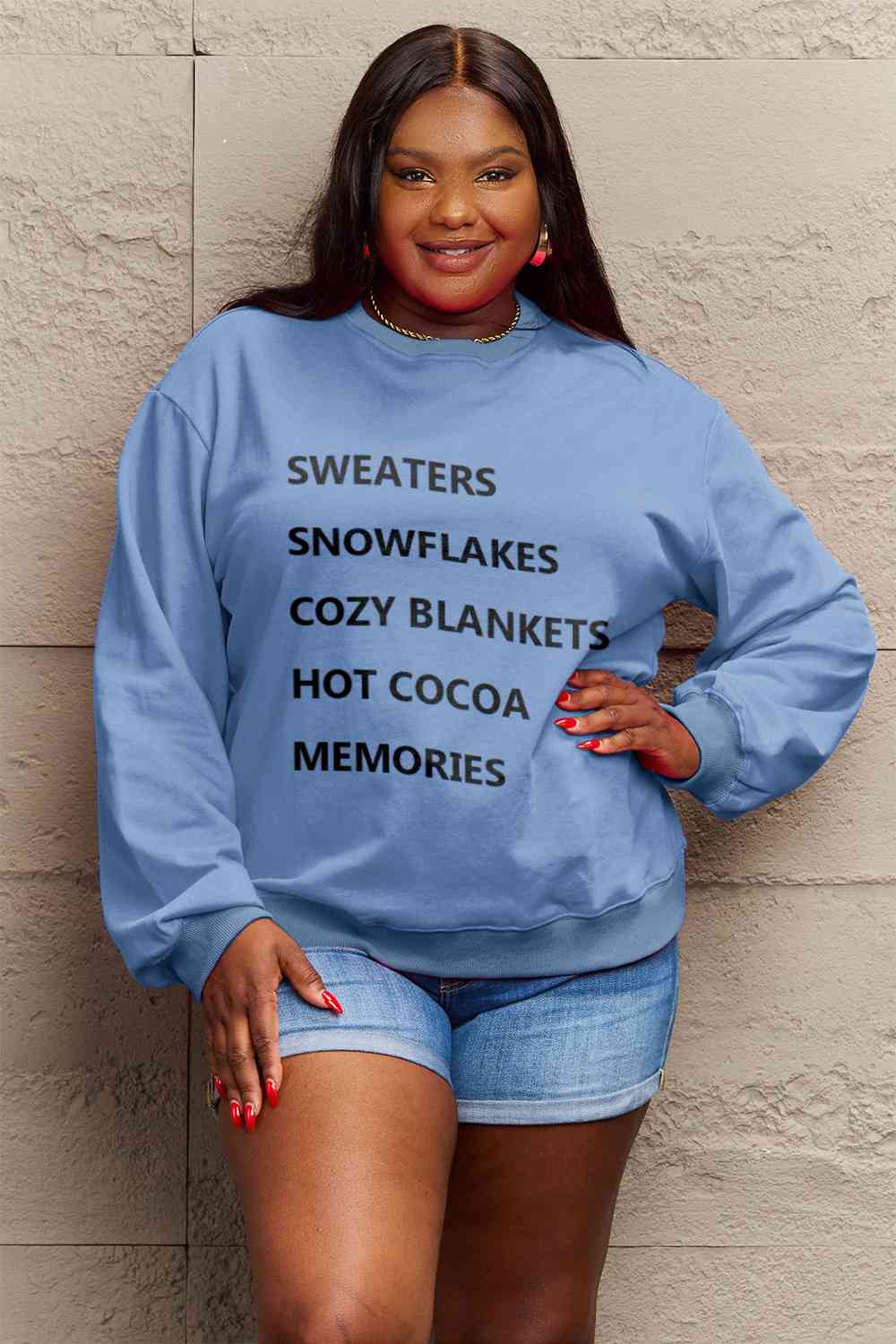 Letter Graphic Sweatshirt